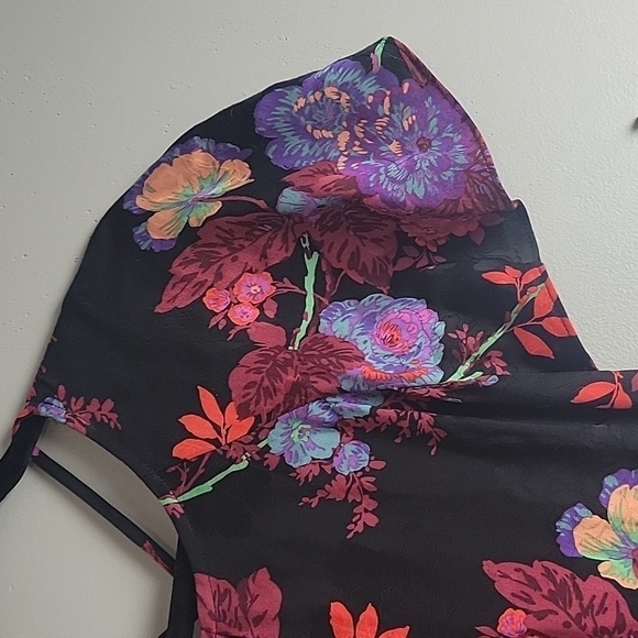 Reiss-Leni Floral Midi Dress-Size 2 - Picture 12 of 17